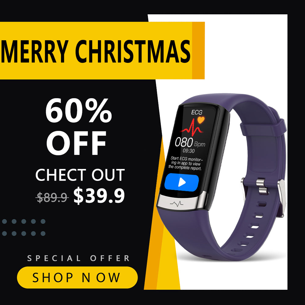 Morepro V19Pro-Multifunctional ECG(EKG) Smartwatch Health Tracker - Black Frrday 60% OFF🔥