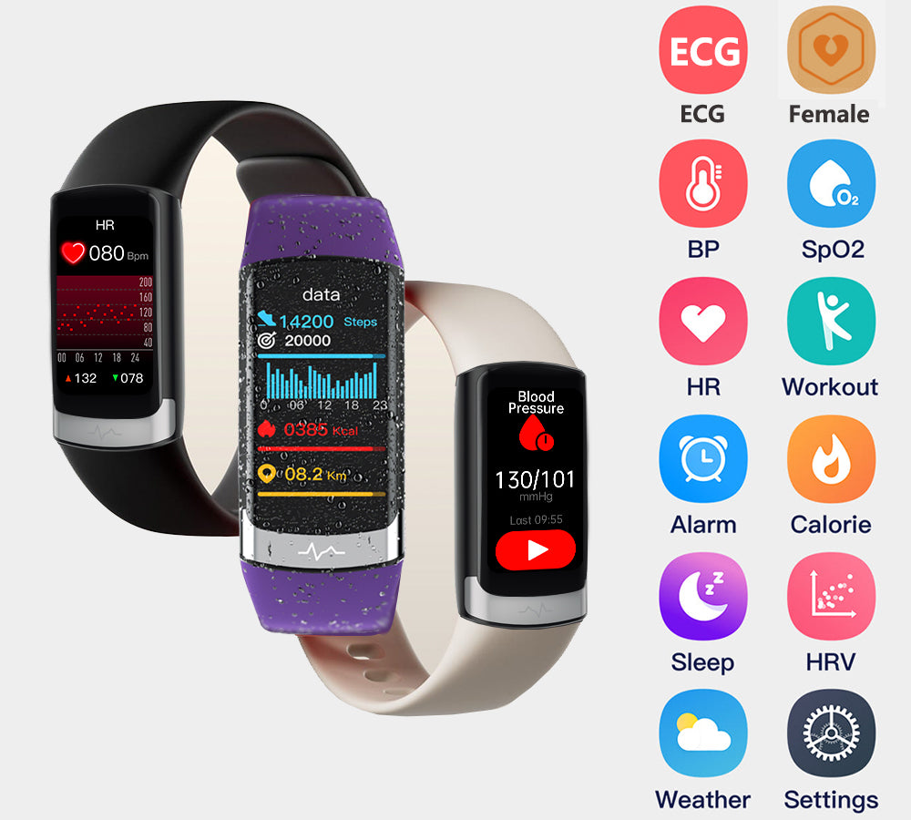 Morepro V19Pro-Multifunctional ECG(EKG) Smartwatch Health Tracker - Black Frrday 60% OFF🔥