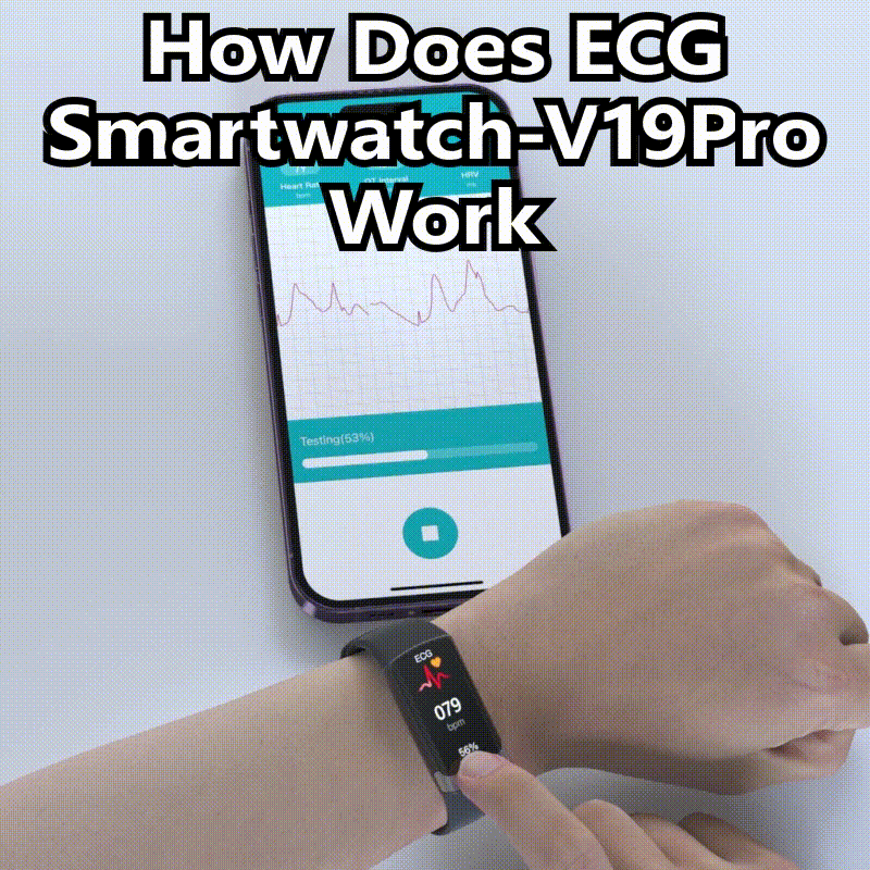 Morepro V19Pro-Multifunctional ECG(EKG) Smartwatch Health Tracker - Black Frrday 60% OFF🔥