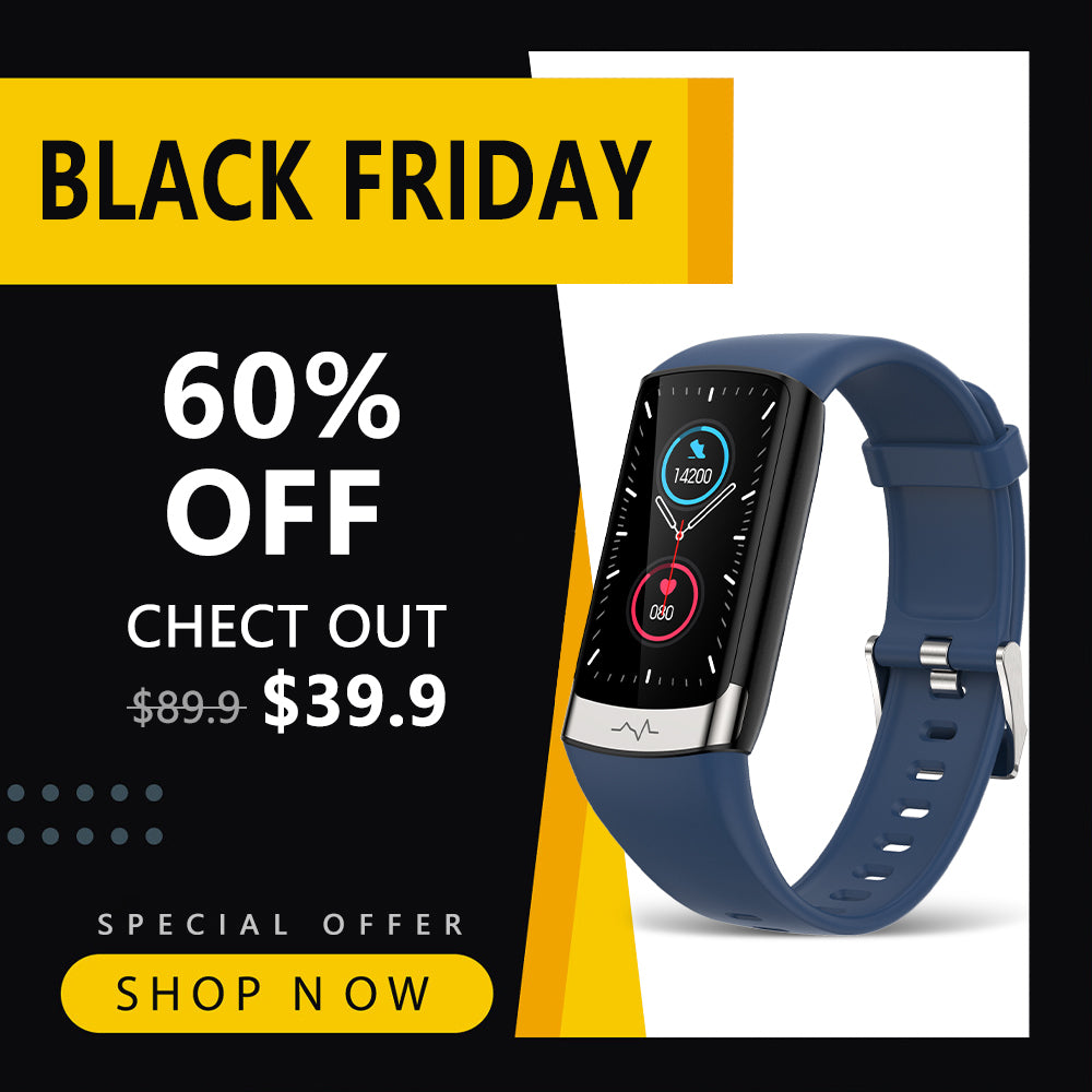 Morepro V19Pro-Multifunctional ECG(EKG) Smartwatch Health Tracker - Black Frrday  60% OFF🔥