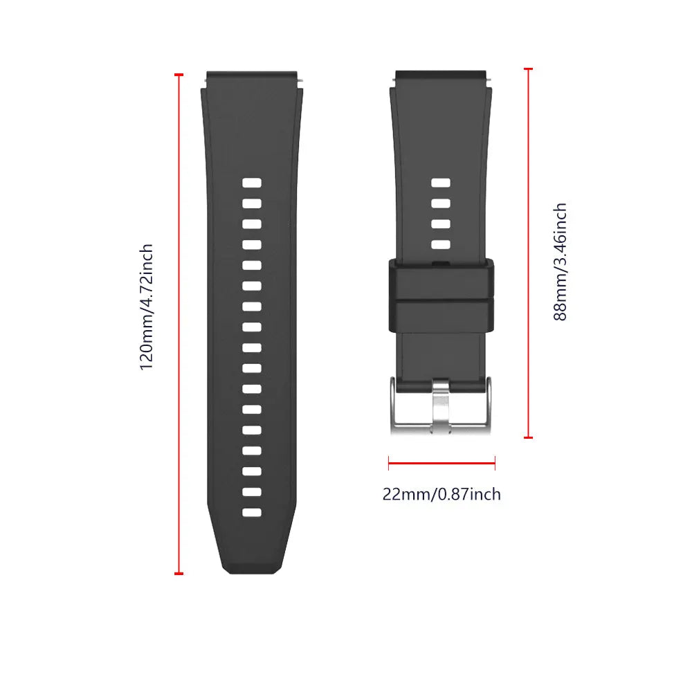 G08/P70 Series TPU/Leather 6 Types Replacement Watch Straps fitvii